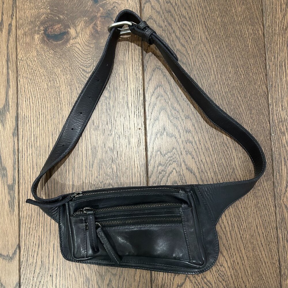 Black leather Swing Bag - Brand New